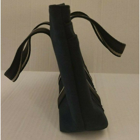 Vintage HERMES Black Canvas Troca Horizontal PM Tote Bag - Picture 4 of 8